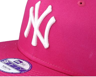 Gorra New Era Kids MLB Cotton Block NY Yankees 9Fifty Youth Snapback talla  niño rosa pink