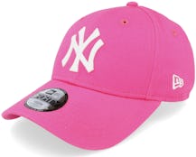 Kids New York Yankees 9FORTY Basic Hot Pink Adjustable - New Era