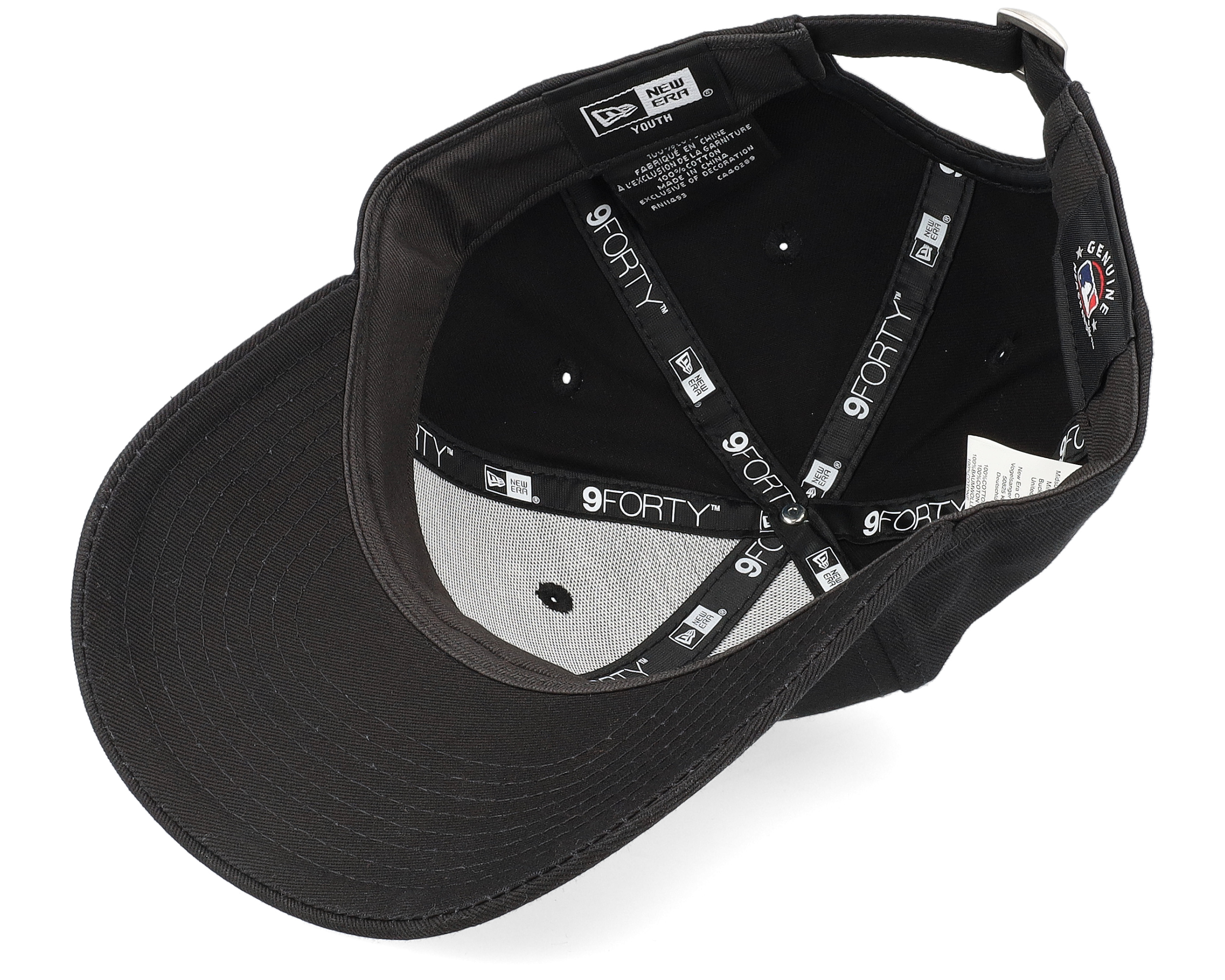 Kids New York Yankees MLB League Basic Black Adjustable