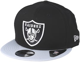 Las Vegas Raiders NFL Cotton 9FIFTY Black/Silver Snapback - New Era