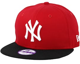 Kids New York Yankees 9Fifty Cotton Block Red/Black Snapback - New Era
