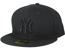 New York Yankees MLB Basics Black/Black 59Fifty Fitted - New Era
