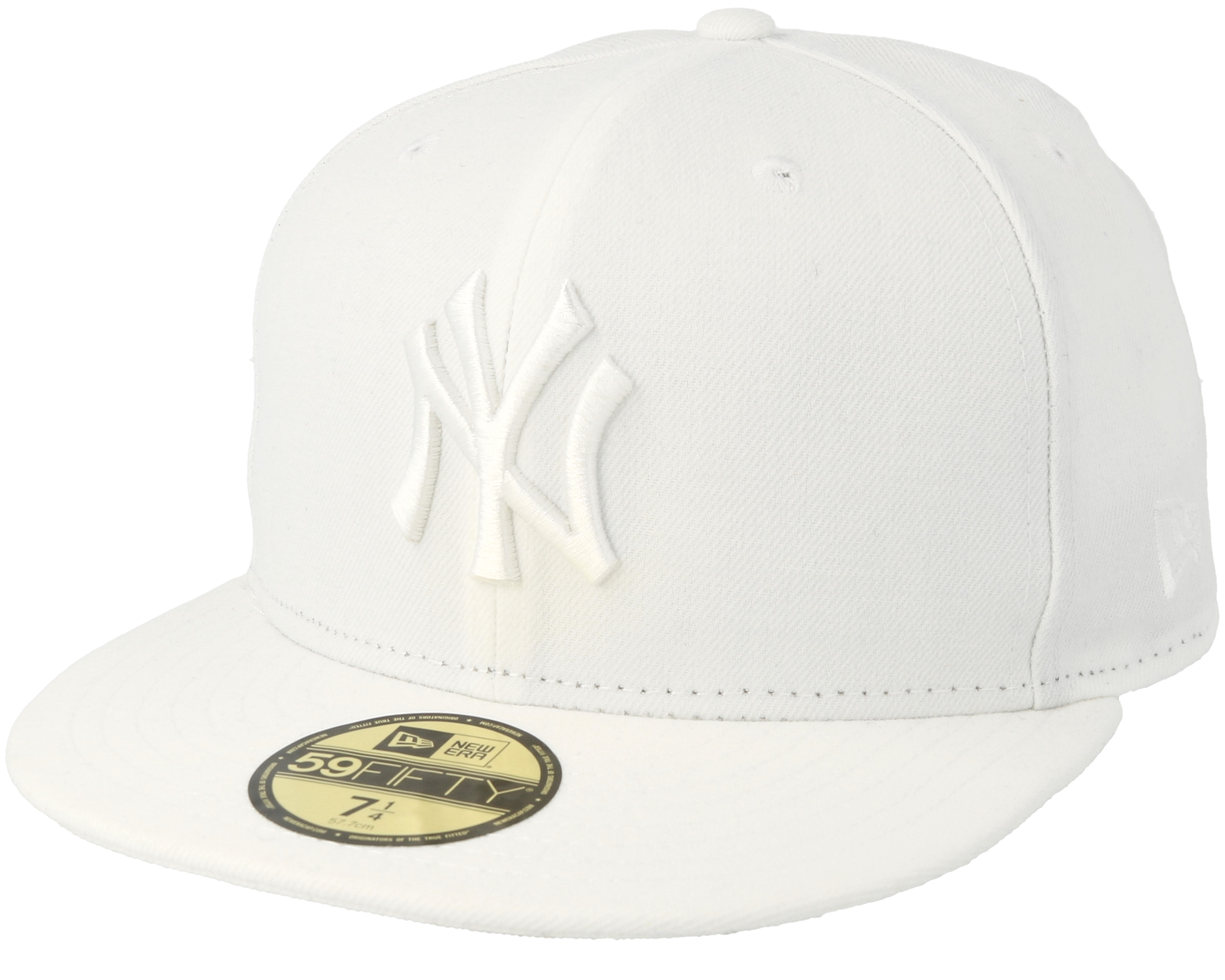 New York Yankees Optic White Fitted - New Era cap | Hatstoreworld.com