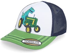 Kids Trex Tractor Mesh Back Cap Green Trucker - John Deere