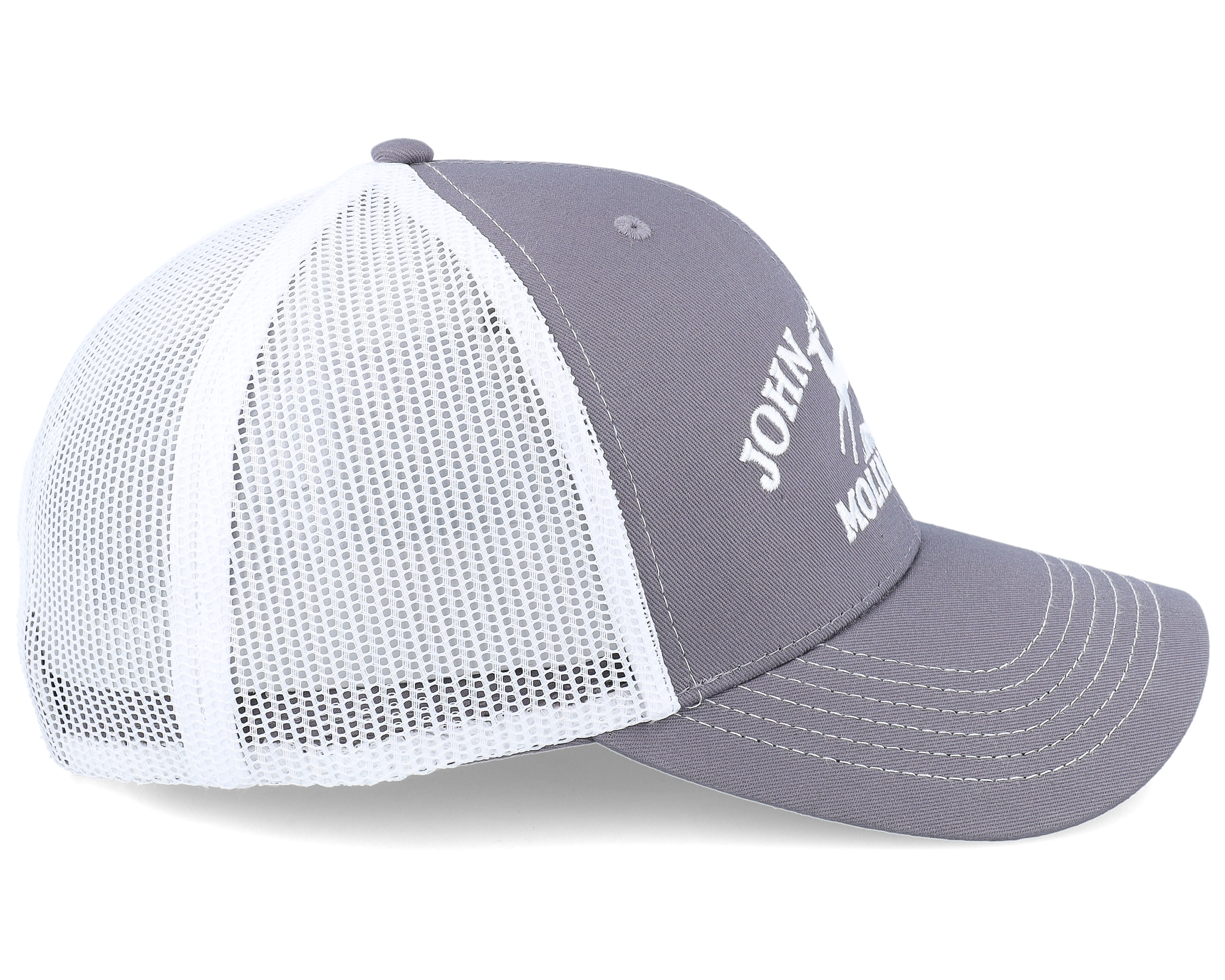 Moline 112 Cap Grey/White Trucker - John Deere