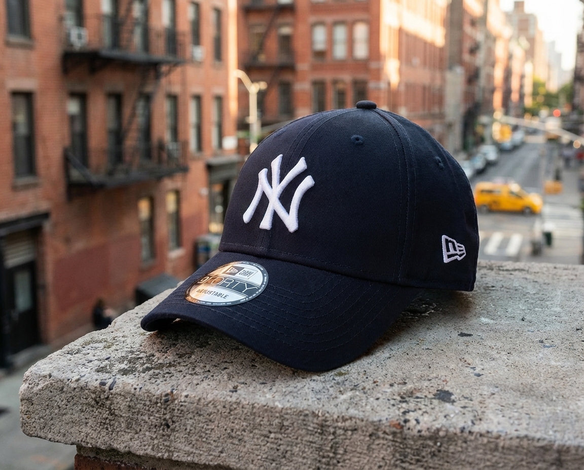 New York Yankees 9FORTY Basic Navy Adjustable | Hatstoreaustralia.com