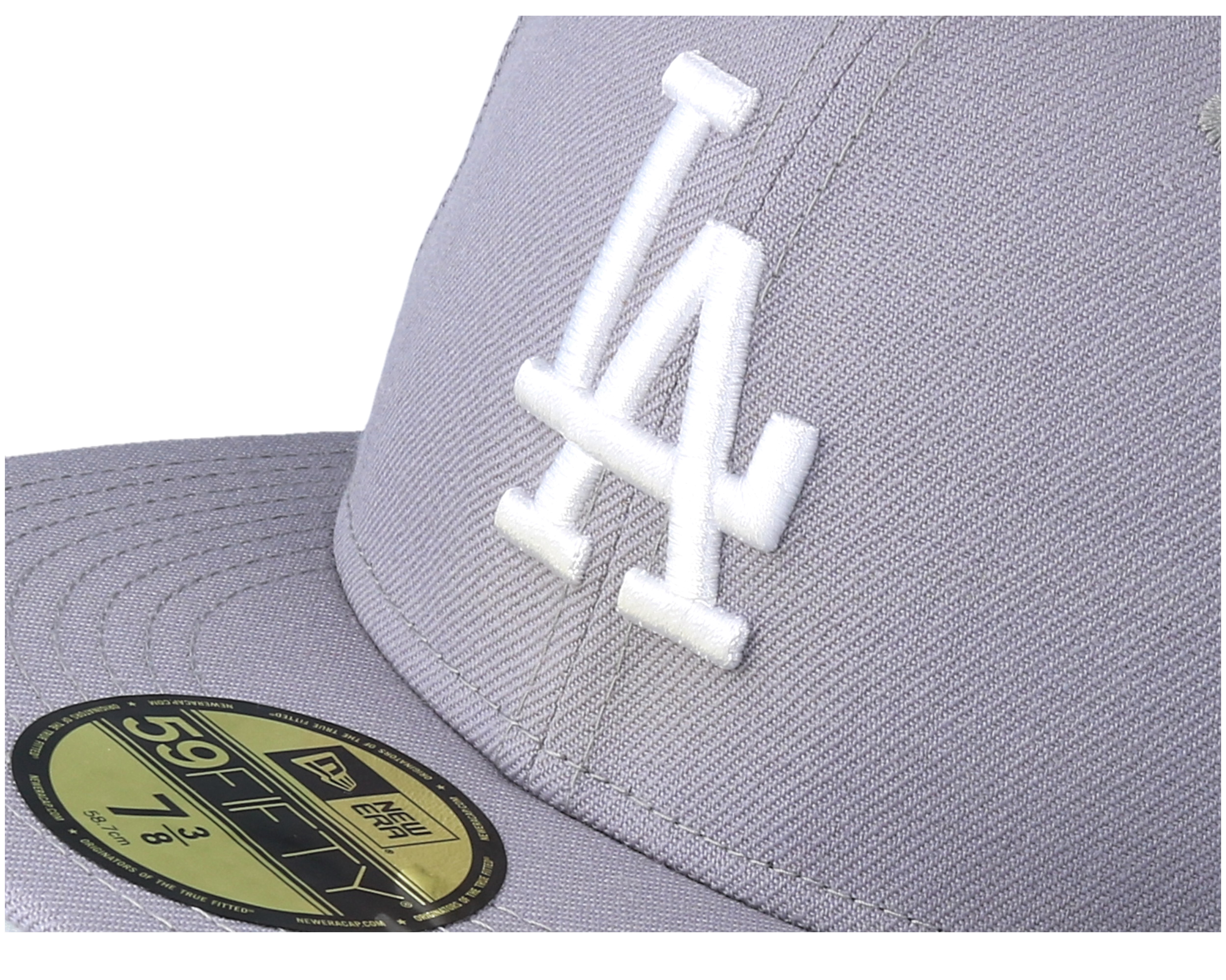 La dodgers hotsell hat grey brim