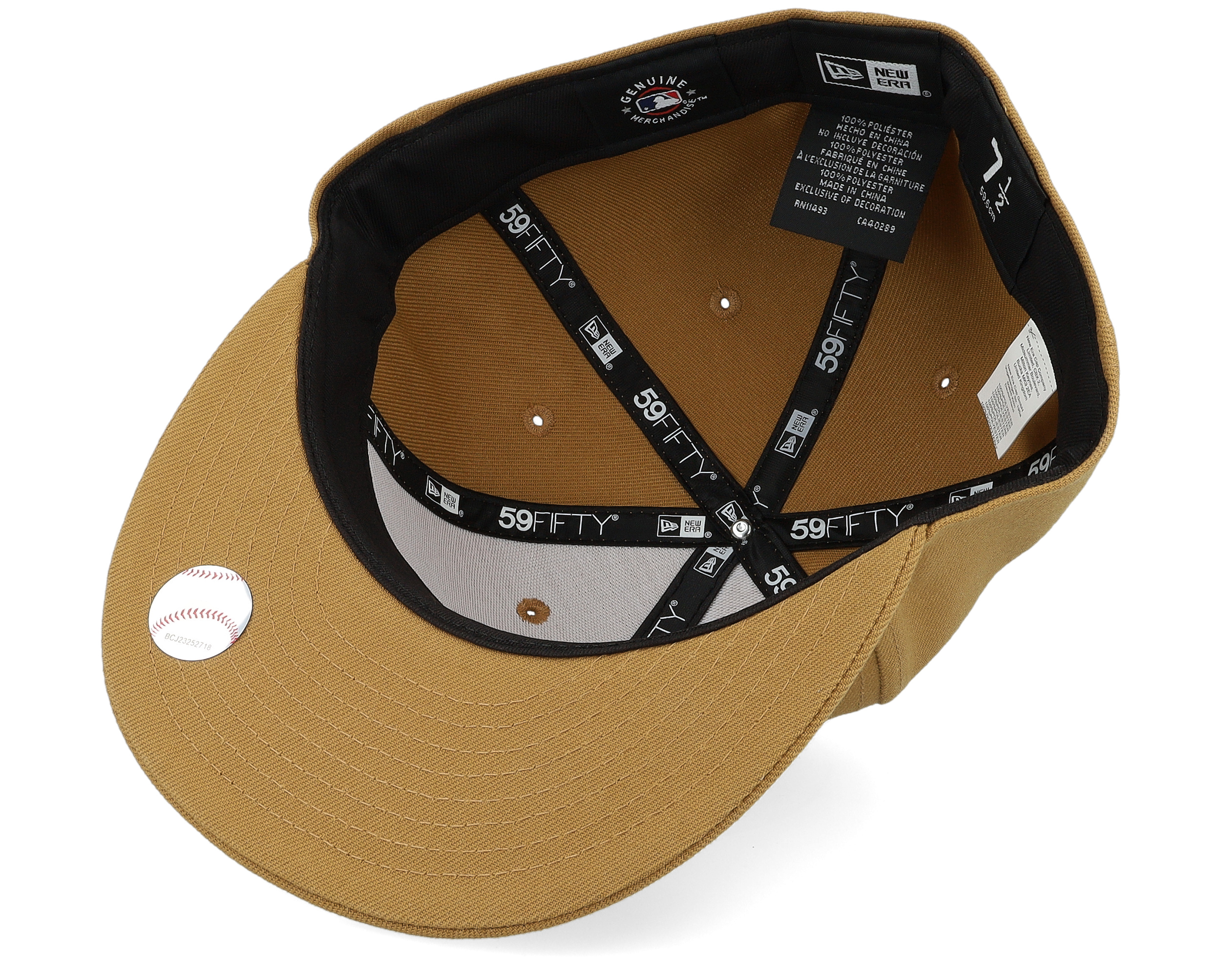 New York Yankees Infinity Mega 59FIFTY Wheat/Metal Gold