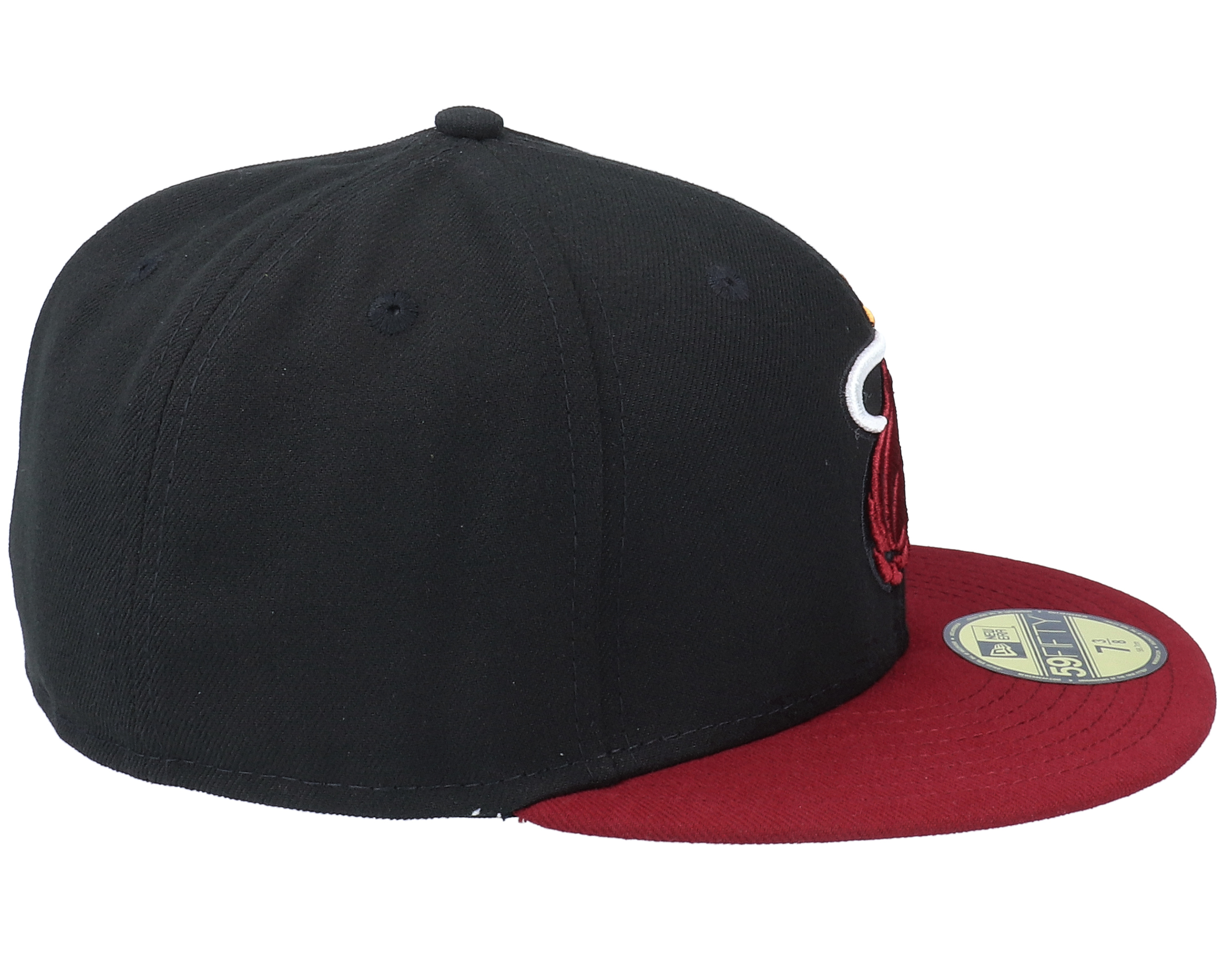 Miami Heat NBA Basic 59Fifty Black/Maroon Fitted