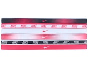 6-Pack Print 939 Black/Rush Pink/White Headbands