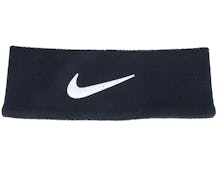 Athl Wide Black/Black/White Headband - Nike