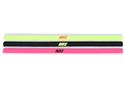 3 Pack Elastic 2.0 Neon Yellow/Black/Neon Pink Headbands