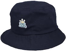 Crown Reversible Bucket Hat Navy Blazer Bucket - HUF
