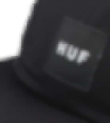 Essentials Box Logo Volley Black 5-Panel - HUF