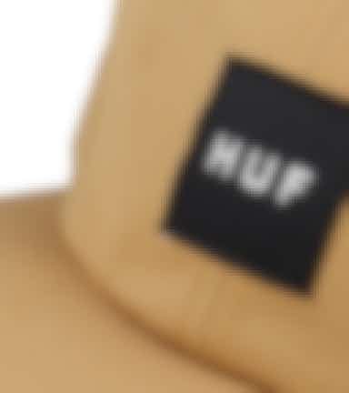 Essentials Box Logo Volley Brown 5-Panel - HUF