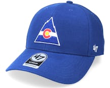 Colorado Rockies Vintage Colorado Rockies MVP Royal Blue Adjustable - 47 Brand