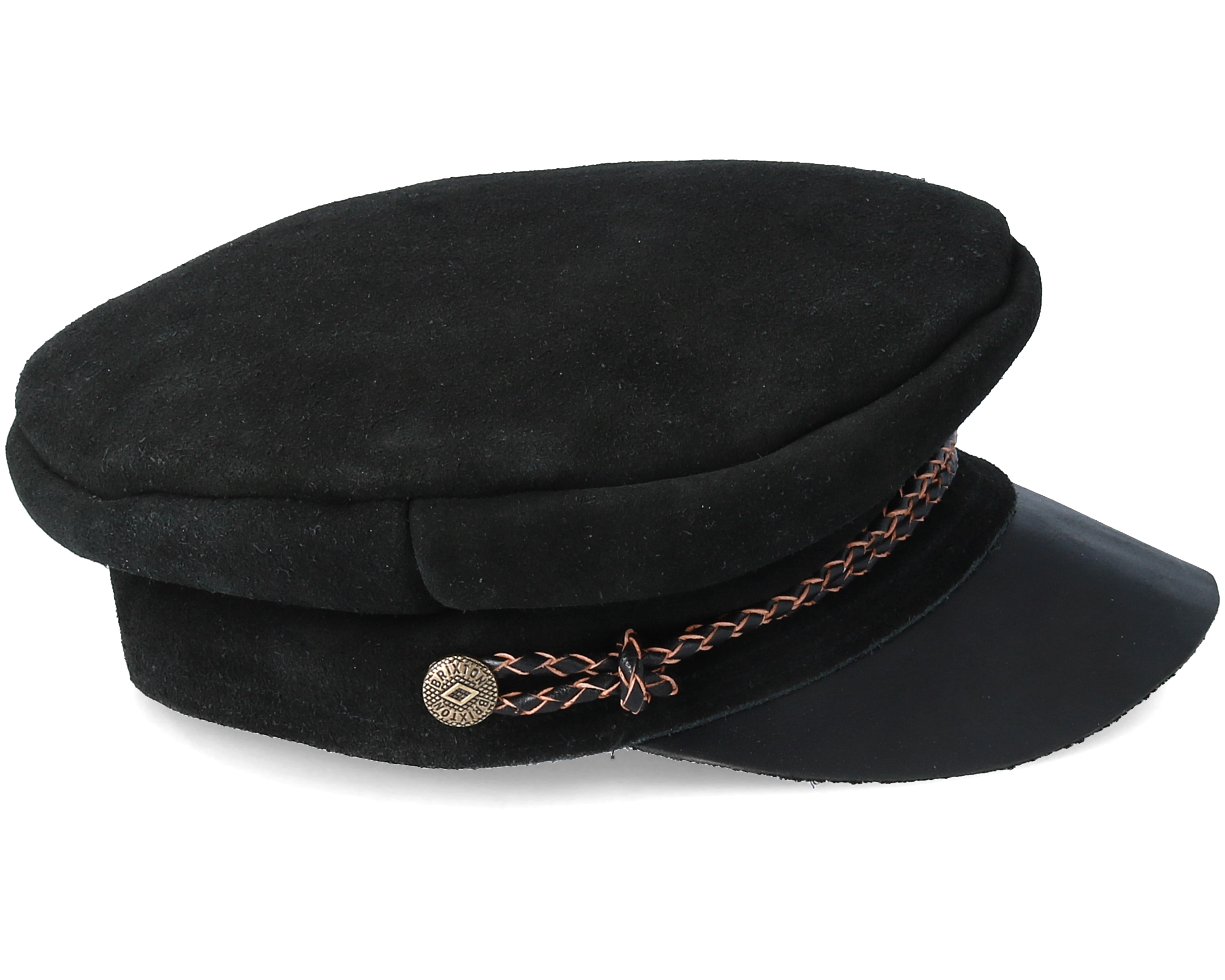 Kayla Black Flat Cap - Brixton cap | Hatstoreworld.com