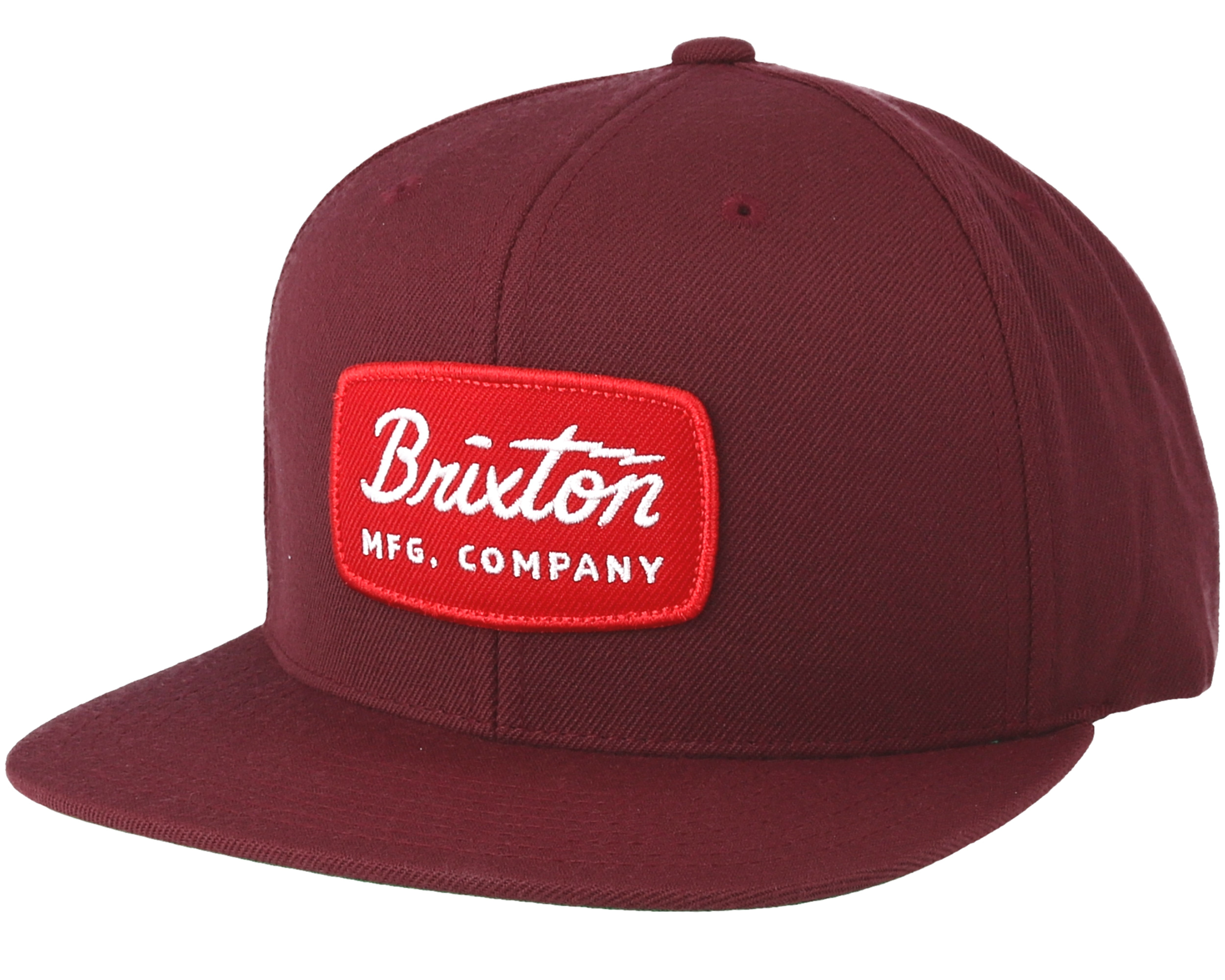 Brixton burgundy snapback online