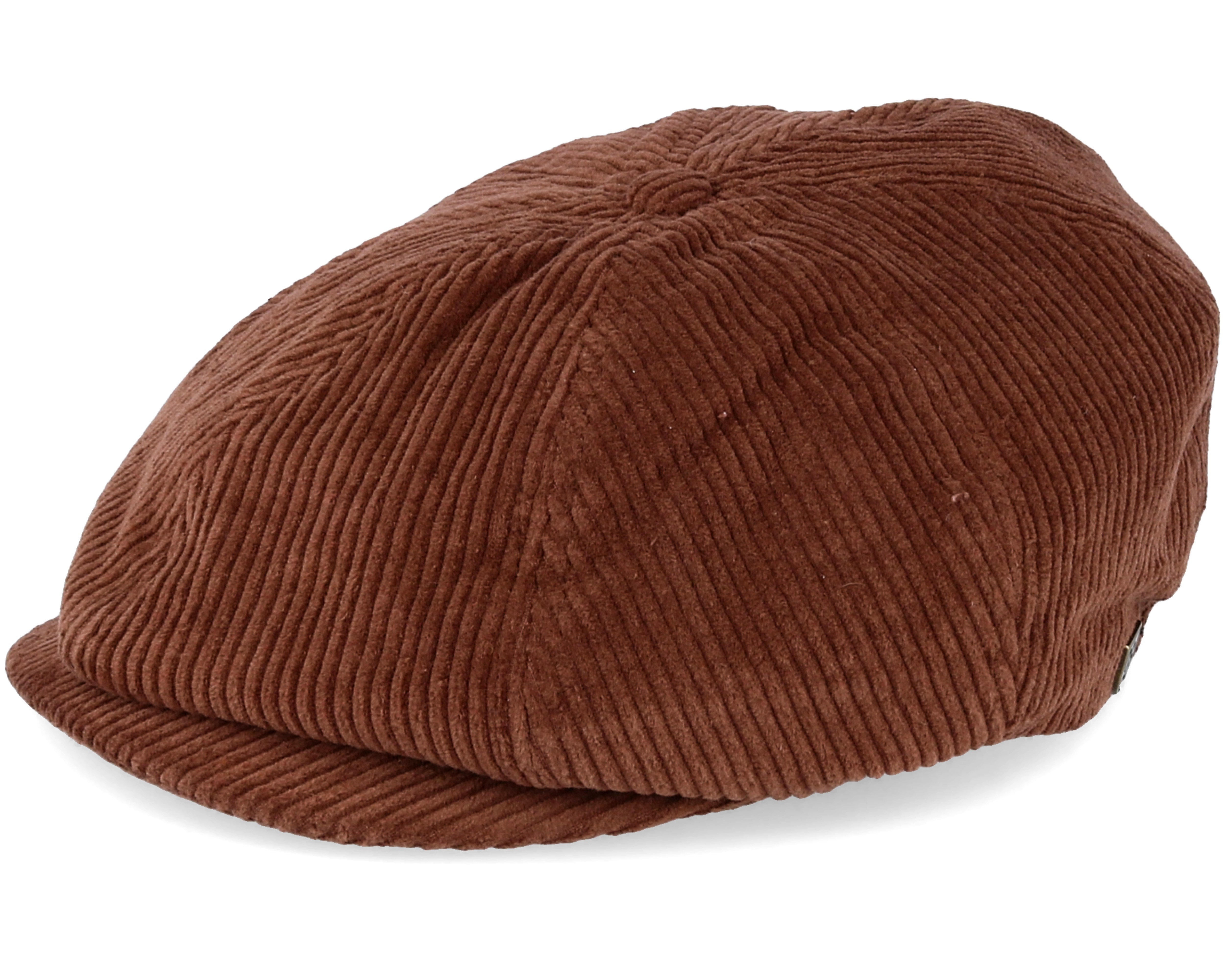 Brown cord flat cap Clearance