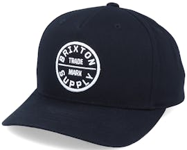 Hatstore Exclusive Oath Curved & High Crown Black Adjustable - Brixton