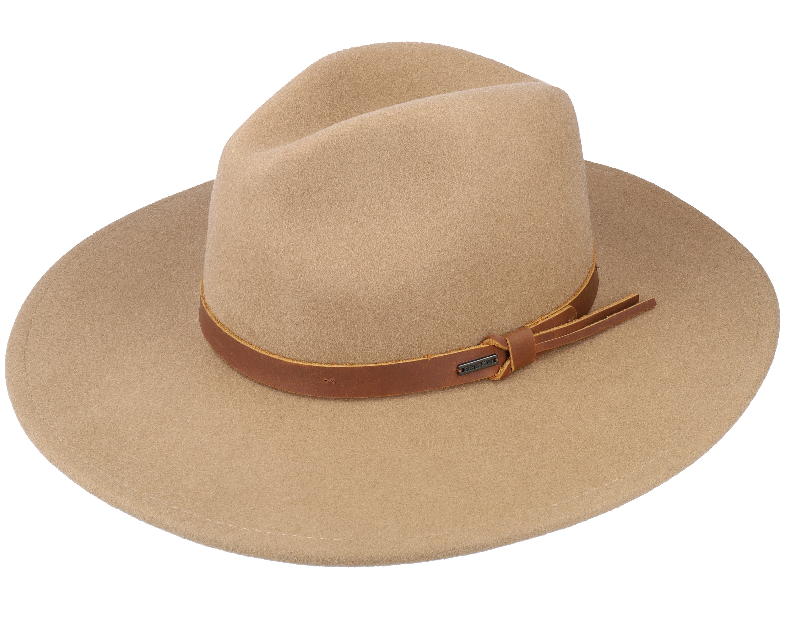 Field Proper Hat Tan Fedora - Brixton hatt | Hatstore.no