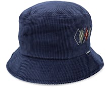 Gramercy Packable Hat Washed Navy Bucket - Brixton