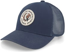 Rival Stamp X Mesh Washed Navy/Washed Navy Trucker - Brixton
