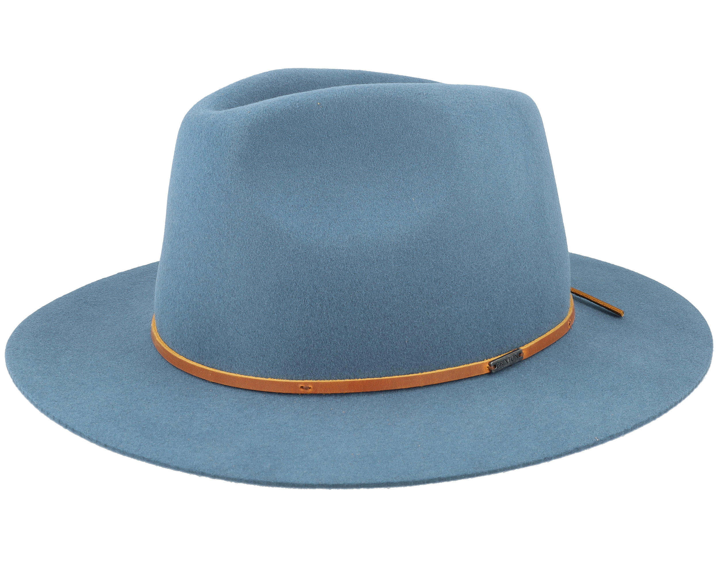 Wesley Indie Teal Fedora Brixton hat
