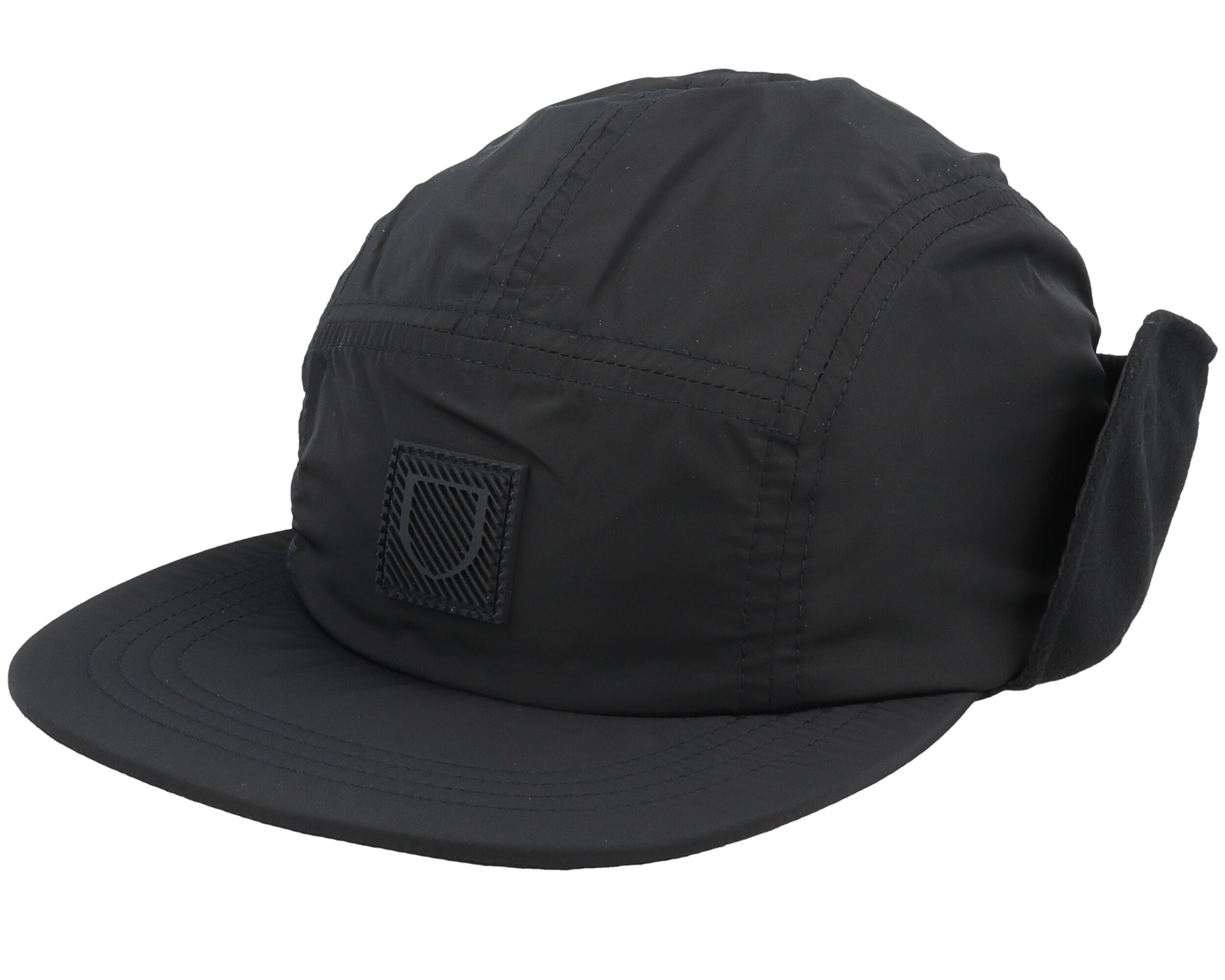 Beta Square X Black 5-Panel Ear Flap - Brixton keps - Hatstore.se