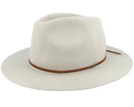 Wesley Packable Mineral Grey Fedora - Brixton