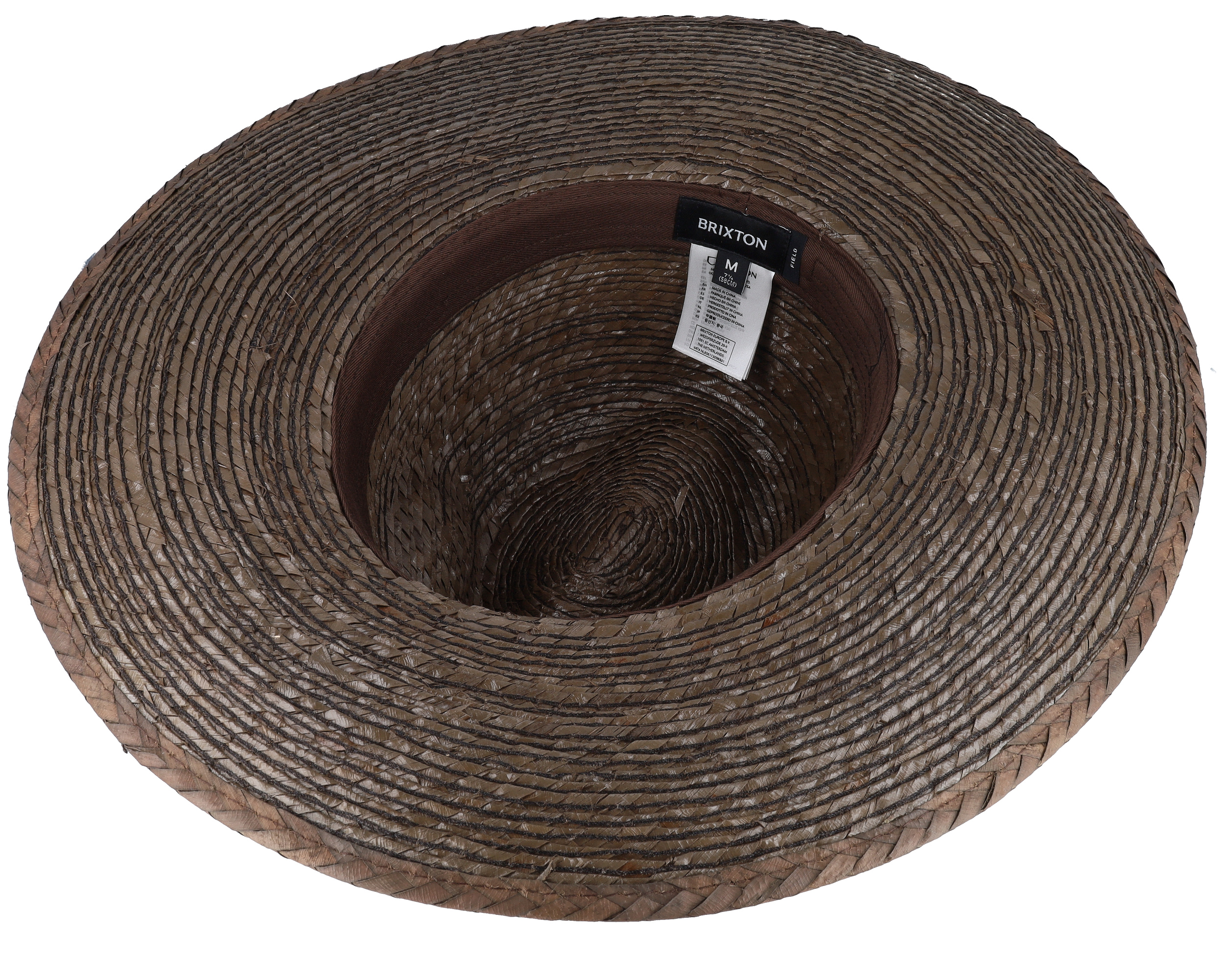 Field Proper Dark Earth/Natural Straw Hat | Hatstoreworld.com