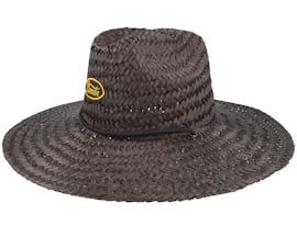 Parsons Sun Hat Black Straw Hat - Brixton