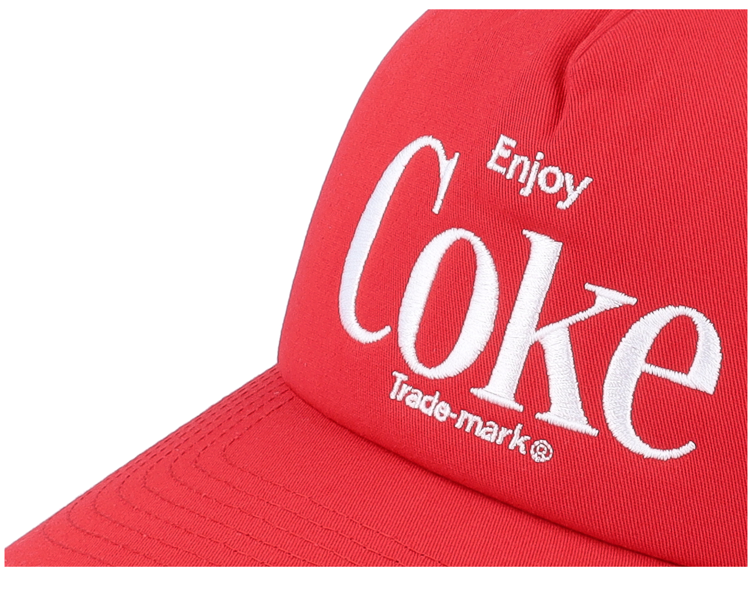 Coca-cola Enjoy Medium Profile Hat Coke Red Trucker