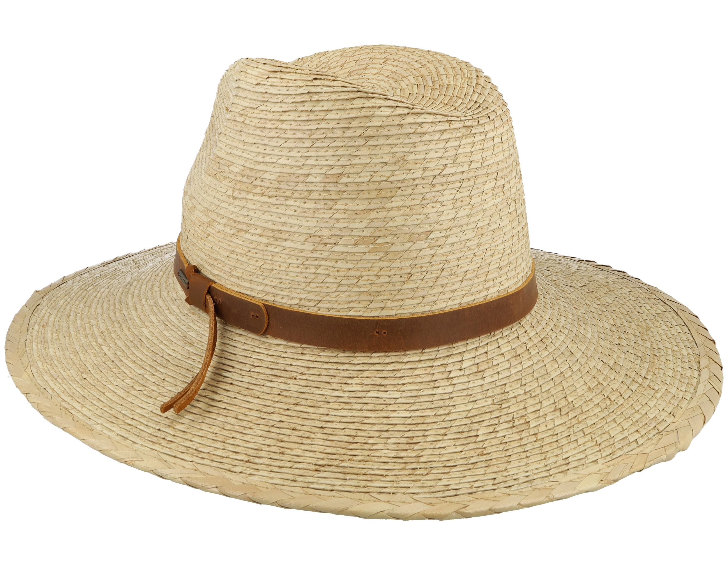 Field Proper Natural/Brown Straw Hat | Hatstore.com