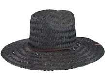 Bells II Sun Hat Black Straw Hat - Brixton
