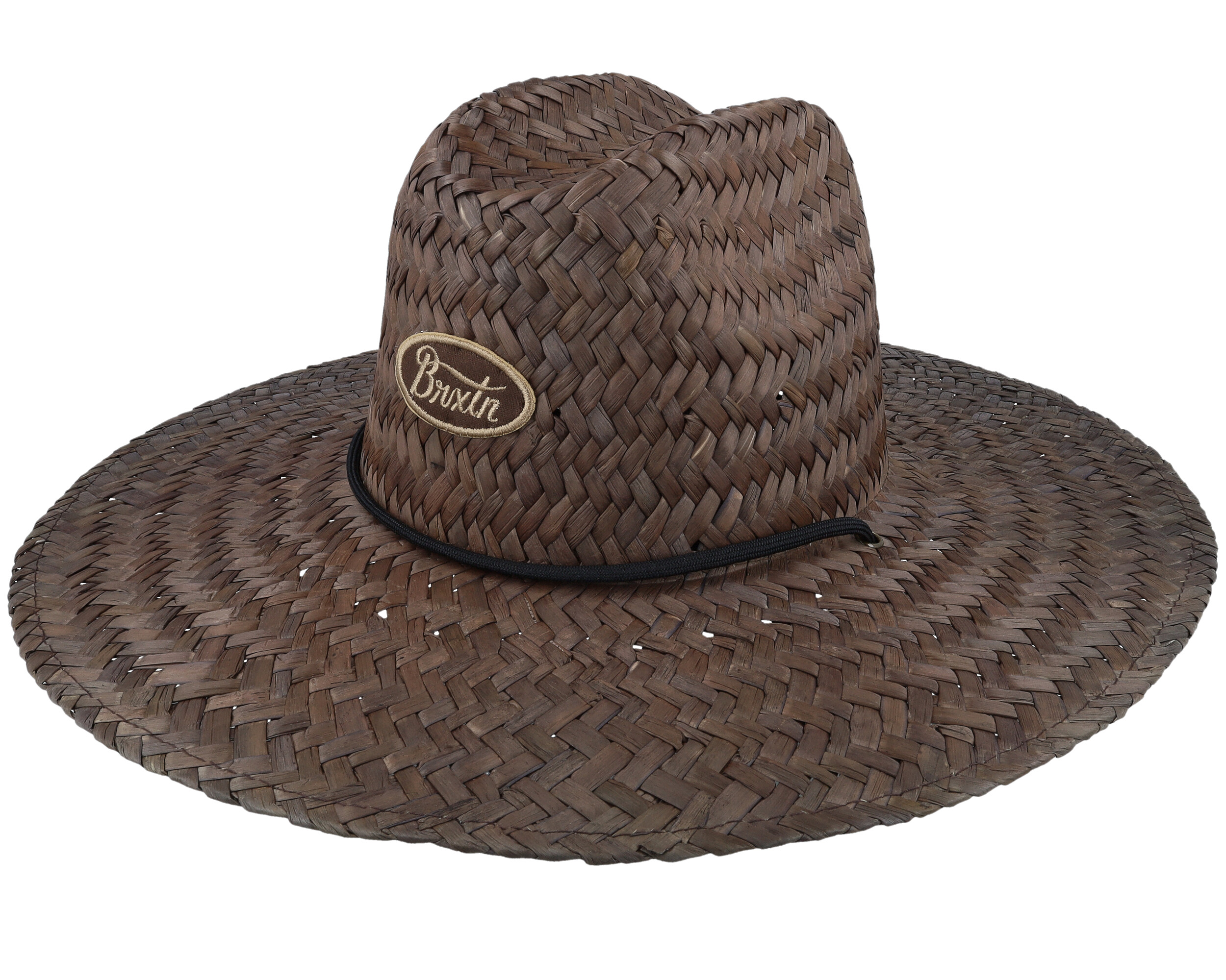 Parsons Sun Hat Deep Brown Straw Hat - Brixton