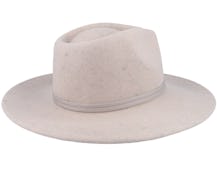 Joanna Felt Packable Hat Oatmeal Fedora - Brixton