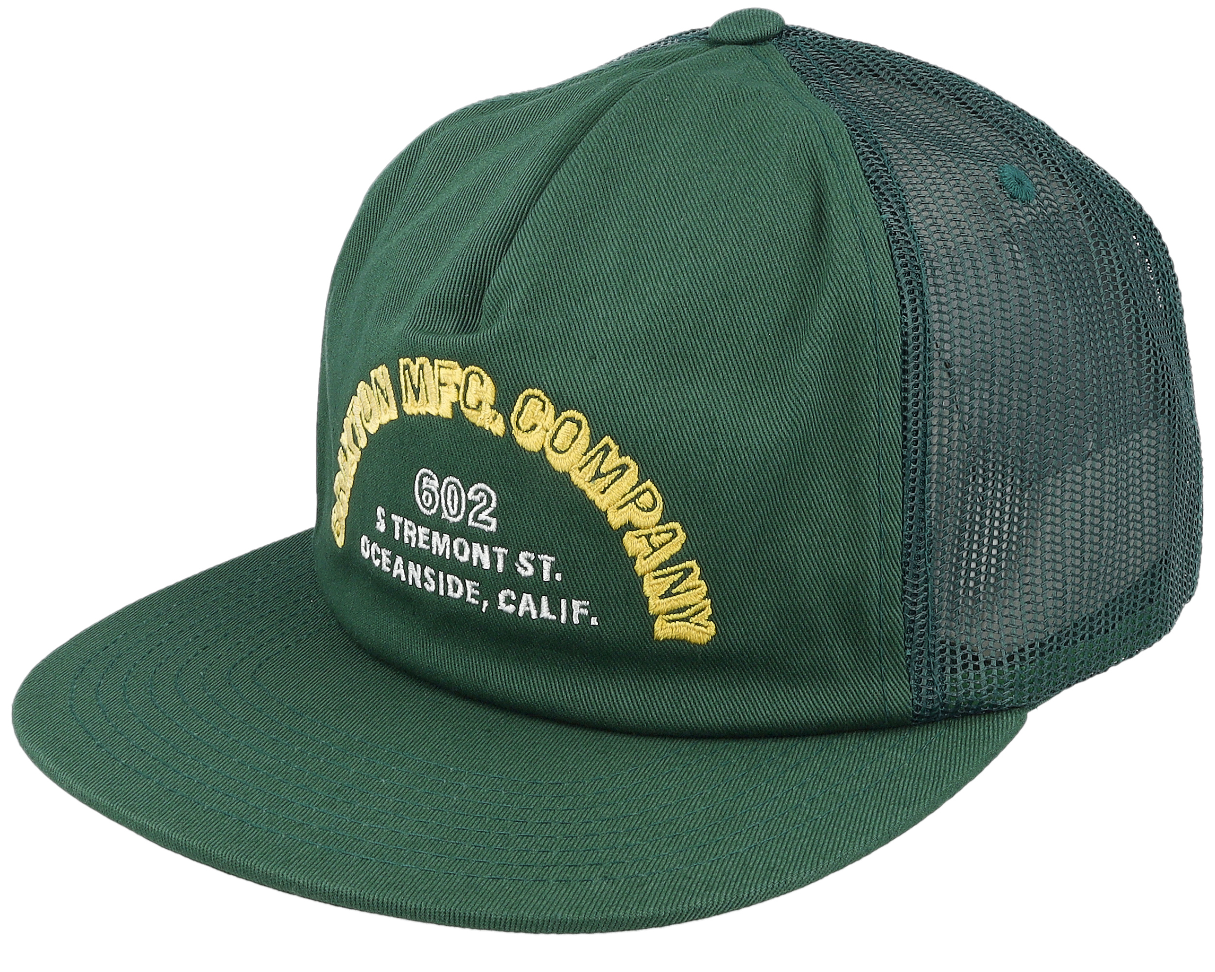 Brixton Haven Trucker Snapback Hat in Trekking Green Trekking Green