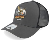 Ridgewood C Hat Charcoal/Black A-Frame Trucker