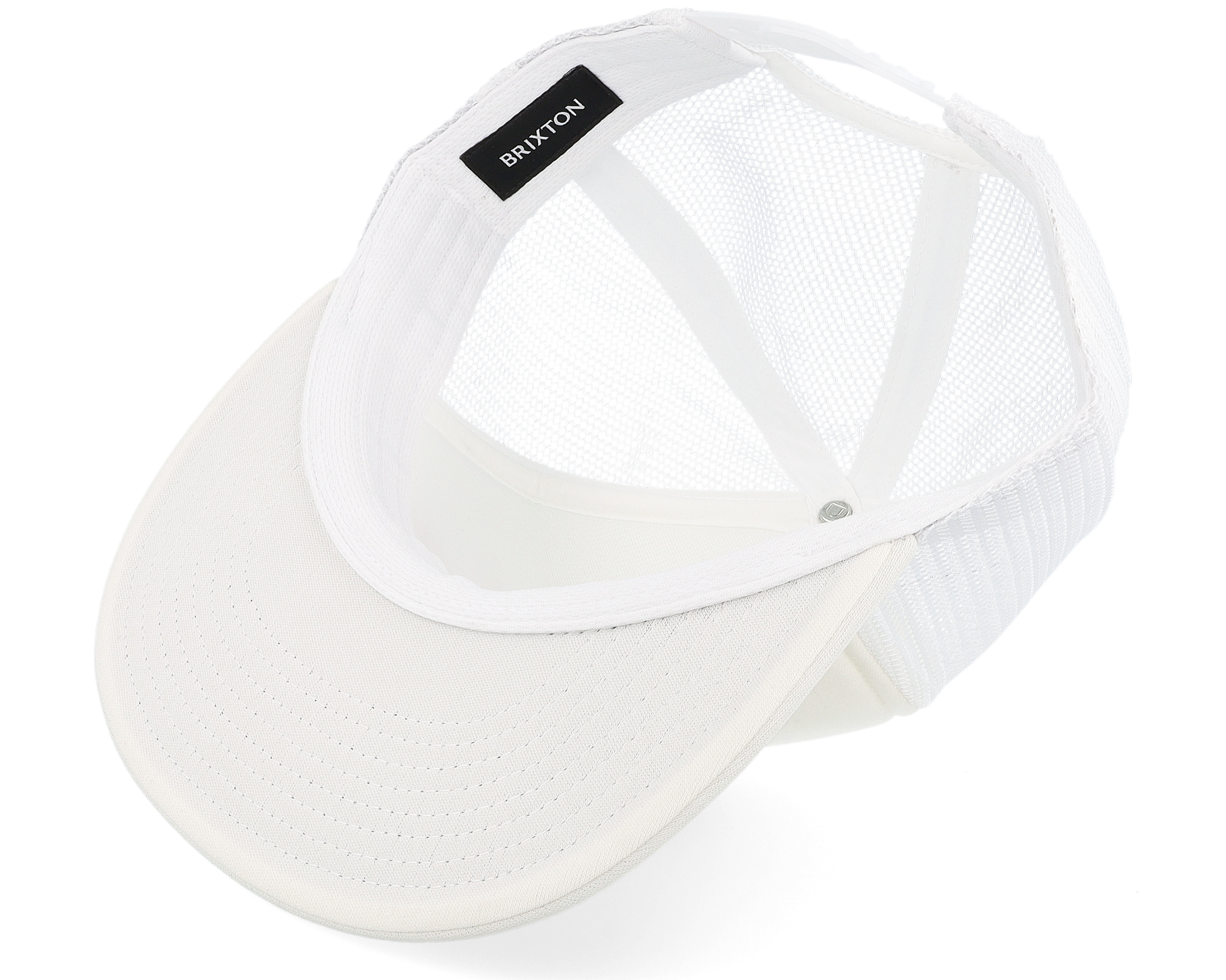 Brixton Barona Foam Netplus Trucker Hat White