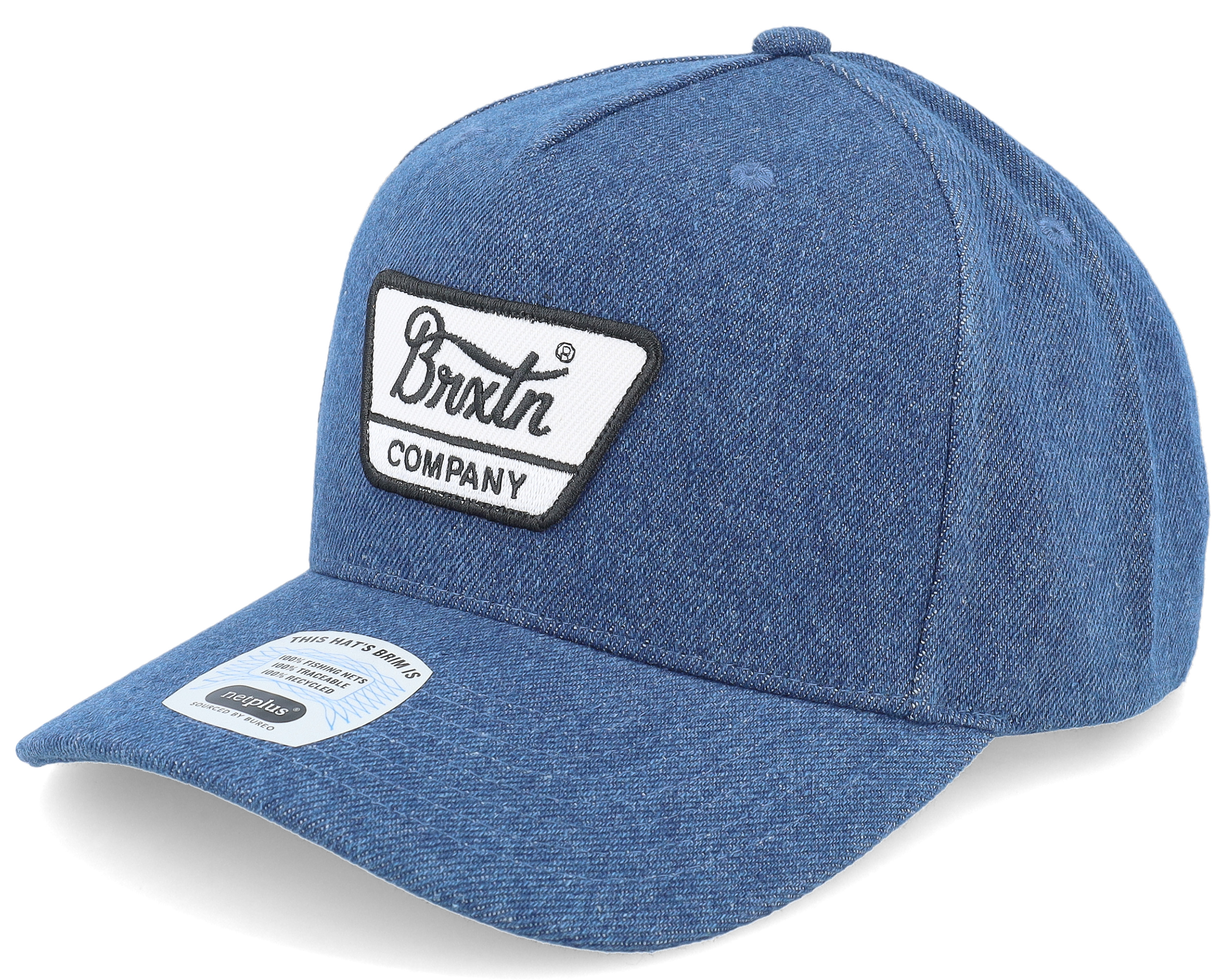 Township Denim Blue Snapback - Brixton | Hatstoreworld.com