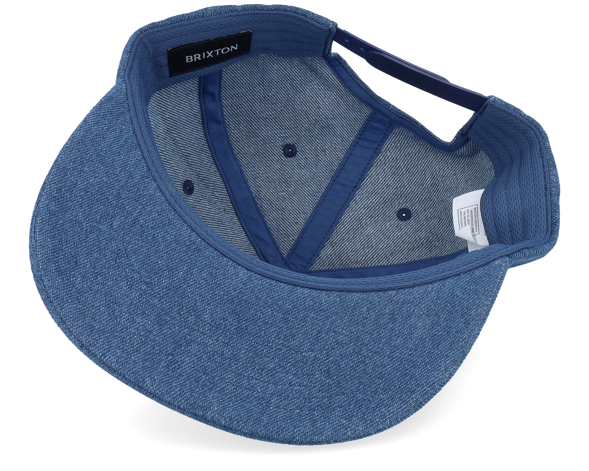 Township Denim Blue Snapback - Brixton | Hatstoreworld.com