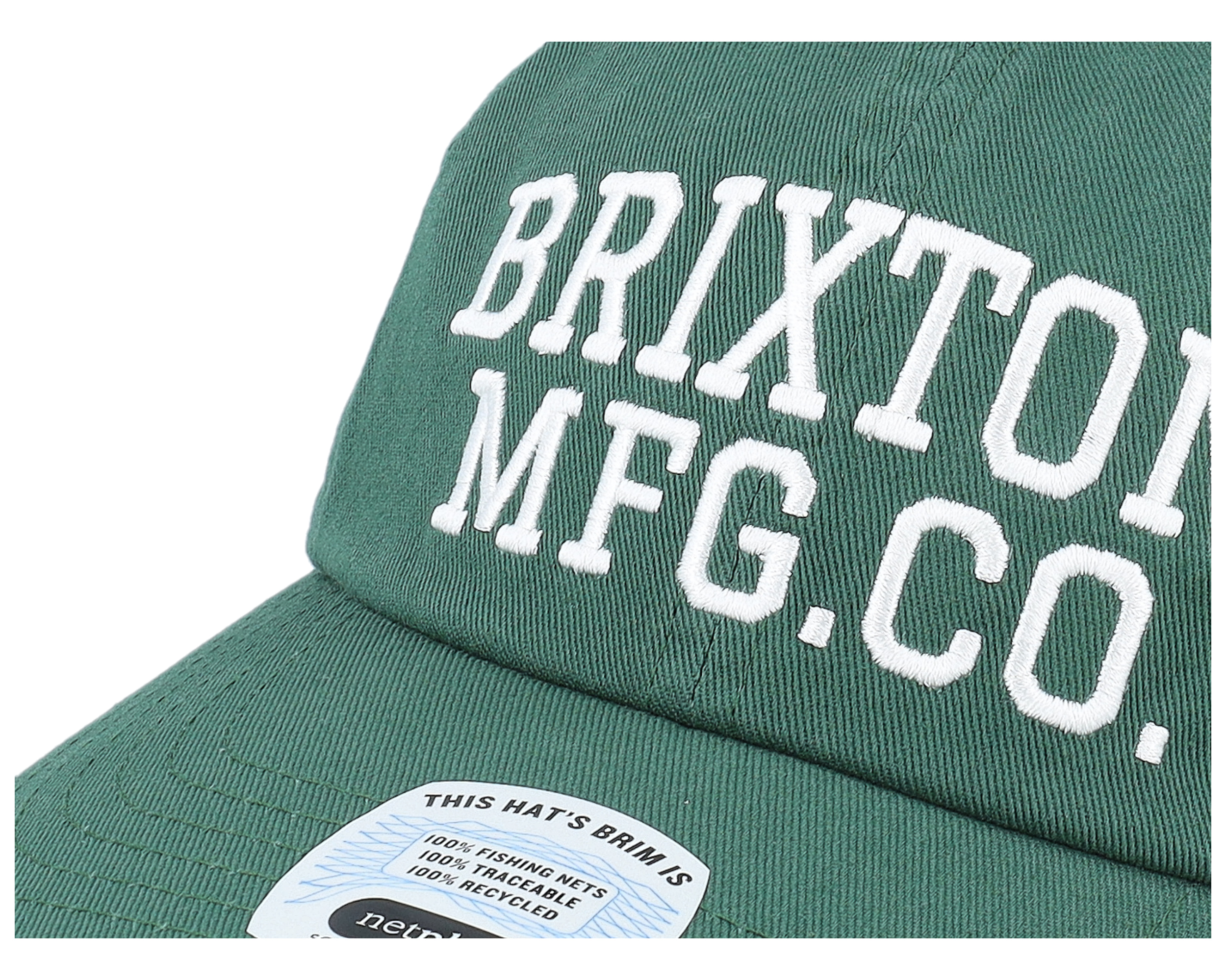 Varsity Deep Forest Dad Cap - Brixton | Hatstoreworld.com