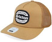 Keaton Hat Washed Copper A-Frame Trucker