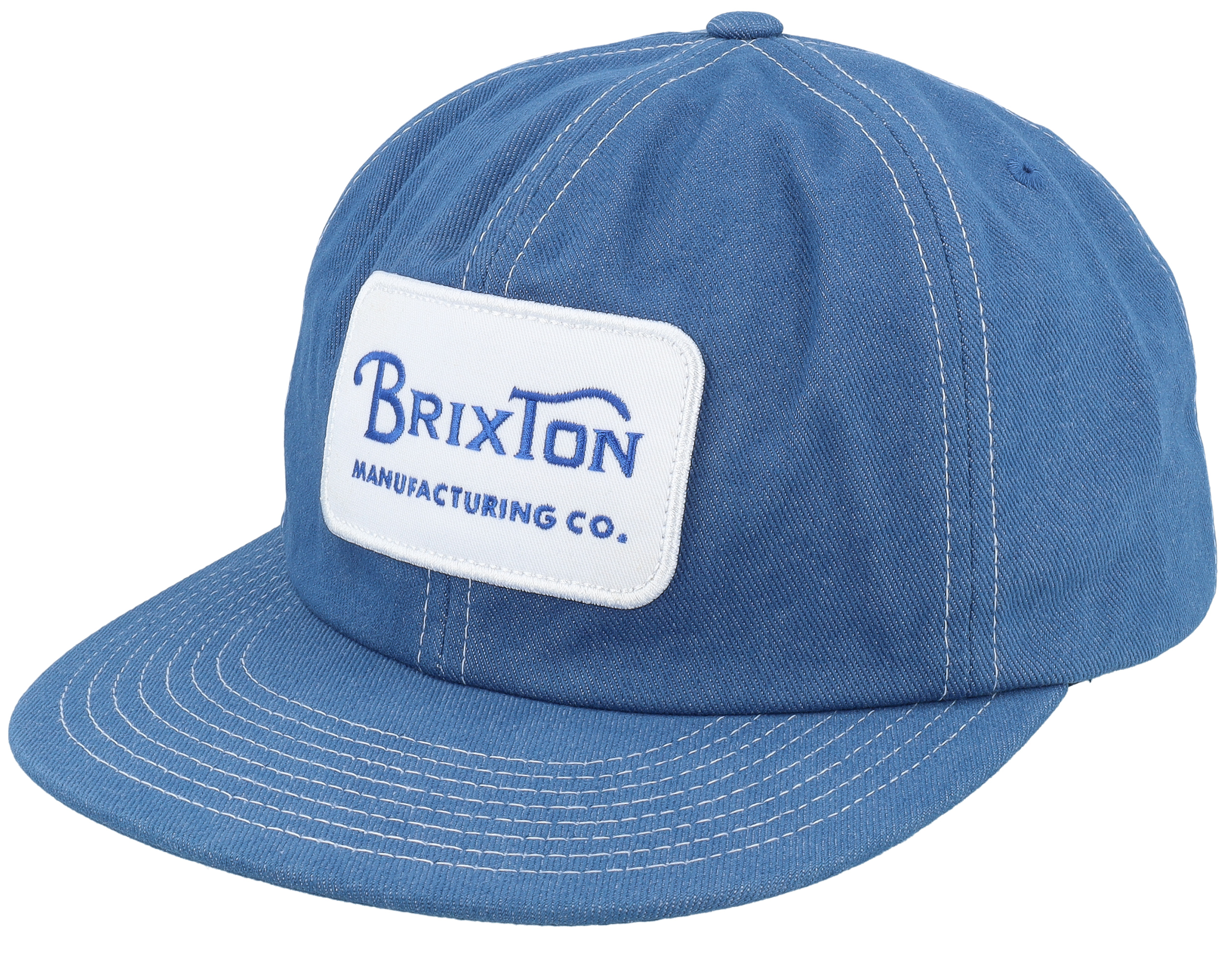 Brixton Township HP Snapback Hat Cap Denim Rinse キャップ BRIXTON - MEN'S TOWNSHIP NP HP DENIM RINSE - Universe Boardshop