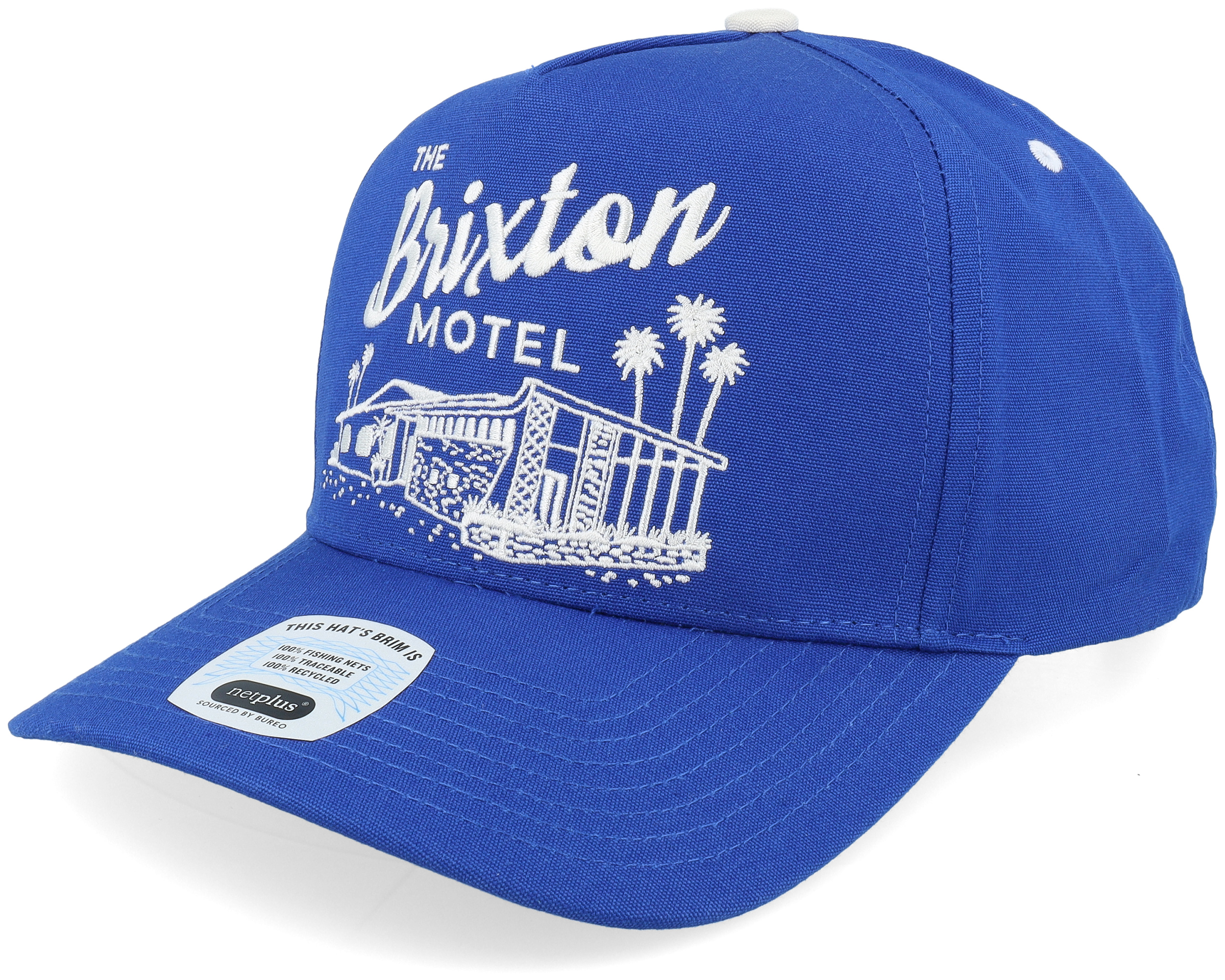 Township Denim Blue Snapback - Brixton | Hatstoreworld.com