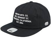 Union Ii Netplus Medium Profile Black Snapback