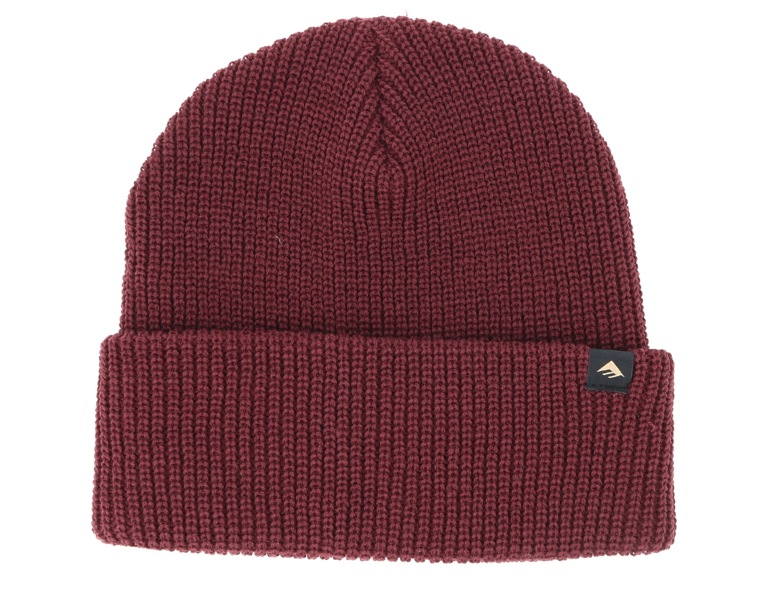 Triangle Burgundy Cuff - Emerica beanie | Hatstoreworld.com