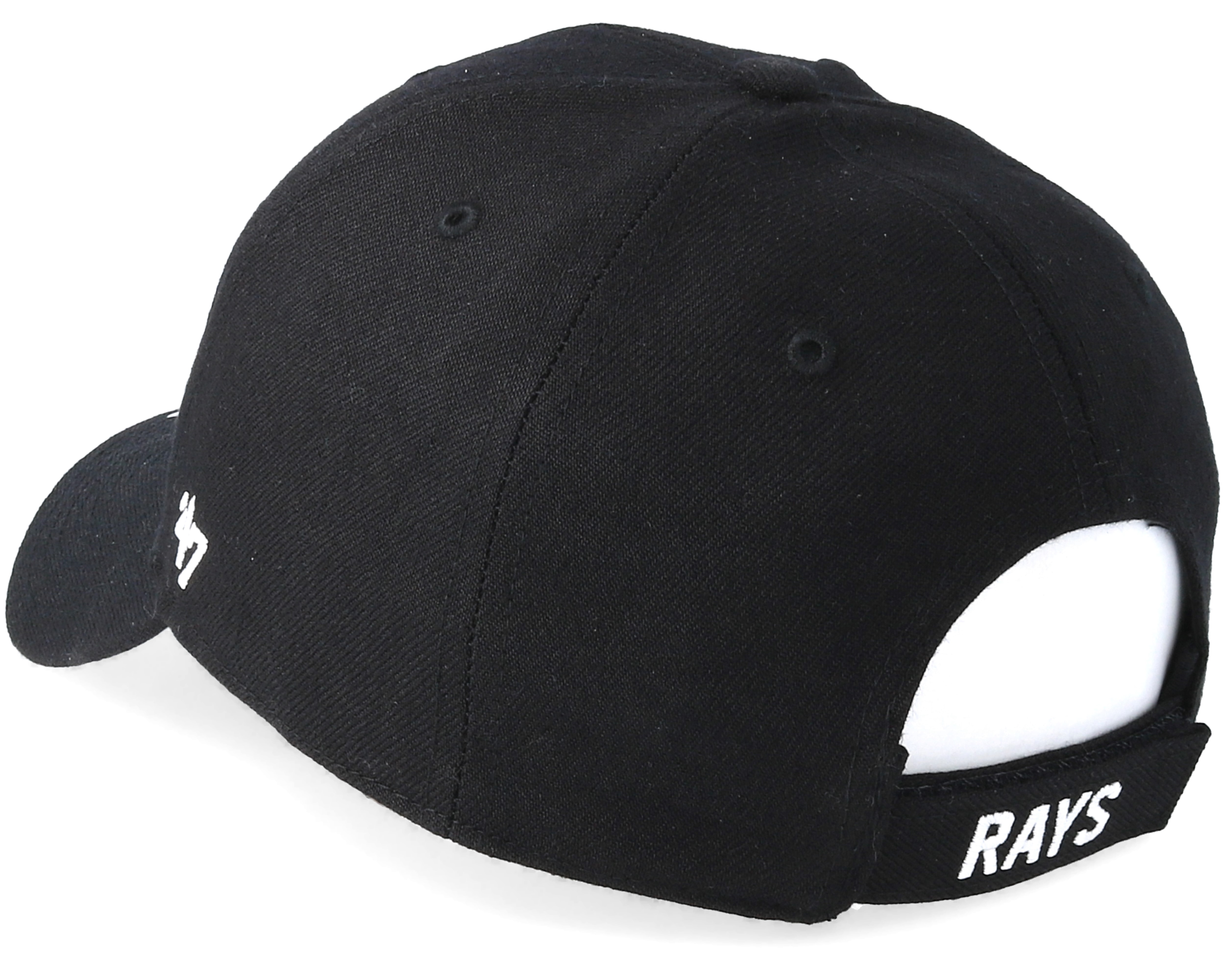 Tampa Bay Rays Cooperstown Mvp Black Adjustable 47 Brand cap