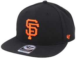 San Francisco Giants Captain No Shot Black/Orange Snapback - 47 Brand